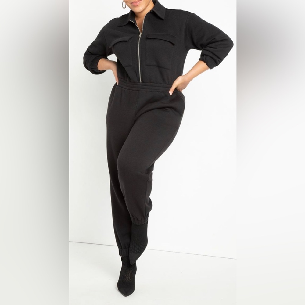 ✨✨✨NWOT! Tan Plus sweat jumpsuit, Size 20